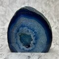 Free-standing Polished Agate - Blue ~117x118cm