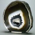 Free-standing Polished Agate - Natural Brown ~120x120mm