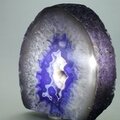 Free-standing Polished Agate - Purple ~112x100mm