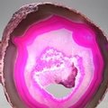 Free Standing Polished Agate - Pink   ~12.5x12cm