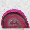 Free Standing Polished Agate - Pink   ~13 x 8cm