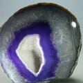 Free-standing Polished Agate - Purple ~122x114mm