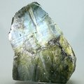 Free-standing Labradorite (Part Polished) ~109x87mm