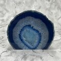Freestanding Polished Agate - Blue ~95x95mm