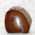 Free-standing Polished Agate - Natural/Amethyst ~8.1 x 8cm