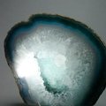 Freestanding Polished Agate - Turquoise ~13x11cm