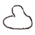 Garnet Gemstone Crystal Necklace with clasp - 18 Inches