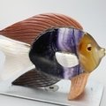 Gemstone Fish Carving ~74x51mm