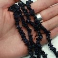 Goldstone Blue Gemstone Chips  ~ 35" strand