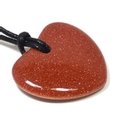 Goldstone Heart Necklace 'Prosperity'