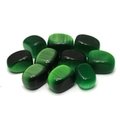 Green Cats Eye Tumble Stone - Synthetic
