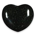 Green Goldstone Crystal Heart ~45mm