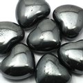 Hematite Crystal Heart ~45mm