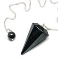 Hematite Crystal Pendulum