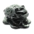 Hematite Money Toad  - 40mm