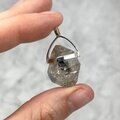 Herkimer Diamond Healing Crystal 925 Silver Pendant  ~25mm