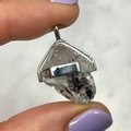 Herkimer Diamond Healing Crystal Pendant  ~22mm