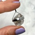 Herkimer Diamond Healing Crystal Pendant  ~22mm