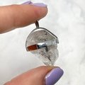 Herkimer Diamond Healing Crystal Pendant  ~27mm