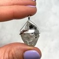 Herkimer Diamond Healing Crystal Pendant  ~28mm
