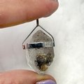 Herkimer Diamond Healing Crystal Pendant  ~31mm
