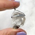 Herkimer Diamond Healing Crystal Pendant  ~34mm