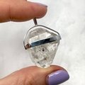 Herkimer Diamond Healing Crystal Pendant  ~34mm
