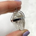 Herkimer Diamond Healing Crystal Pendant  ~34mm