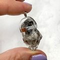 Herkimer Diamond Healing Crystal Pendant  ~35mm