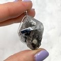 Herkimer Diamond Healing Crystal Pendant  ~35mm