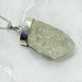 Hiddenite Healing Crystal 925 Silver Pendant ~29mm