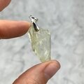 Hiddenite Healing Crystal 925 Silver Pendant ~34mm