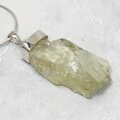 Hiddenite Healing Crystal 925 Silver Pendant ~34mm