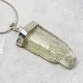 Hiddenite Healing Crystal 925 Silver Pendant ~35mm