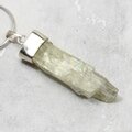 Hiddenite Healing Crystal 925 Silver Pendant ~38mm