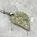 Hiddenite Healing Crystal 925 Silver Pendant ~42mm