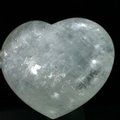 Honey Calcite Crystal Heart ~55mm