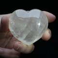 Honey Calcite Crystal Heart ~57mm