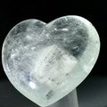 Honey Calcite Crystal Heart ~58mm