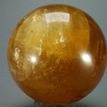 Honey Calcite Crystal Sphere ~86mm