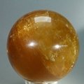 Honey Calcite Crystal Sphere ~70mm