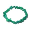 Howlite Malachite Gemstone Chip Bracelet