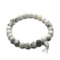 Howlite Power Bead Bracelet