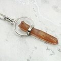 Tangerine Quartz & Silver Terminated Point 925 Silver Pendant ~33mm
