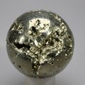 Iron Pyrite Crystal Sphere ~39mm
