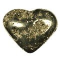 Iron Pyrite Heart ~ 6.5cm