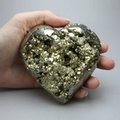 Iron Pyrite Heart ~88x85mm