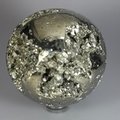 Iron Pyrite Part Polished Crystal Sphere ~9cm