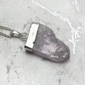 Kunzite Healing Crystal 925 Silver Pendant ~22mm