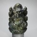 Labradorite Carved Ganesh ~81mm